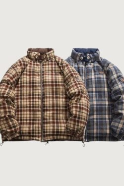 Style Core Aesthetics, New Style Trends Reversible Sporty Casual Padded Jacket