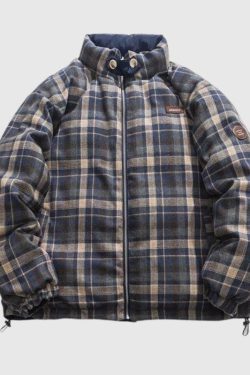 Style Core Aesthetics, New Style Trends Reversible Sporty Casual Padded Jacket