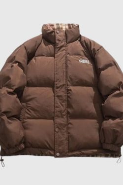 Style Core Aesthetics, New Style Trends Reversible Sporty Casual Padded Jacket