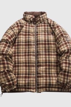 Style Core Aesthetics, New Style Trends Reversible Sporty Casual Padded Jacket