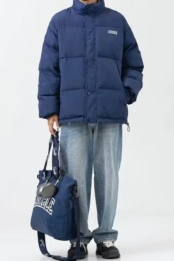 Style Core Aesthetics, New Style Trends Reversible Sporty Casual Padded Jacket