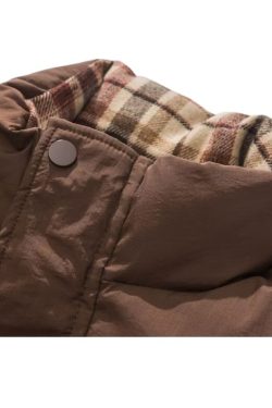 Style Core Aesthetics, New Style Trends Reversible Sporty Casual Padded Jacket