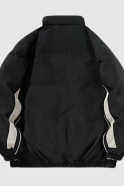 Style Core Aesthetics, New Style Trends Reversible Two-Tone Puffer Jacket