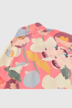 Style Core Aesthetics, New Style Trends Rose Contrast Cotton Shirts