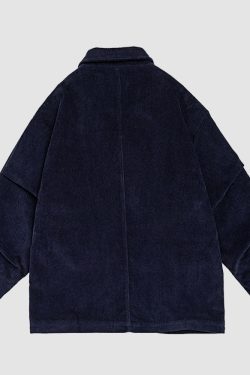 Style Core Aesthetics, New Style Trends Ruched Sleeve Corduroy Blazer