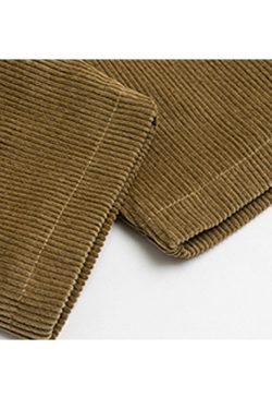 Style Core Aesthetics, New Style Trends Ruched Sleeve Corduroy Blazer