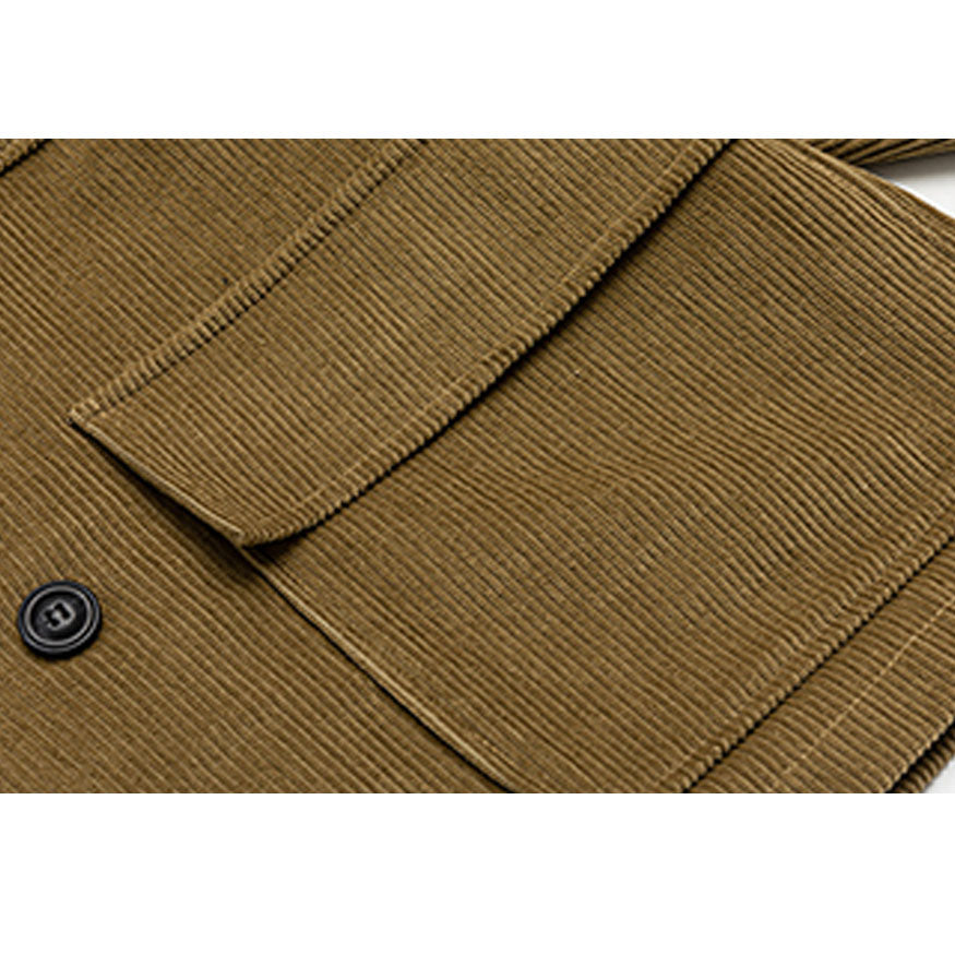 Style Core Aesthetics, New Style Trends Ruched Sleeve Corduroy Blazer Style Core Aesthetics, New Style Trends Ruched Sleeve Corduroy Blazer