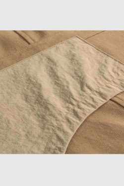 Style Core Aesthetics, New Style Trends Rustic Two-Tone Patchwork Shirt