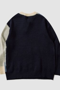 Style Core Aesthetics, New Style Trends Sailboat Embroidery Sweater