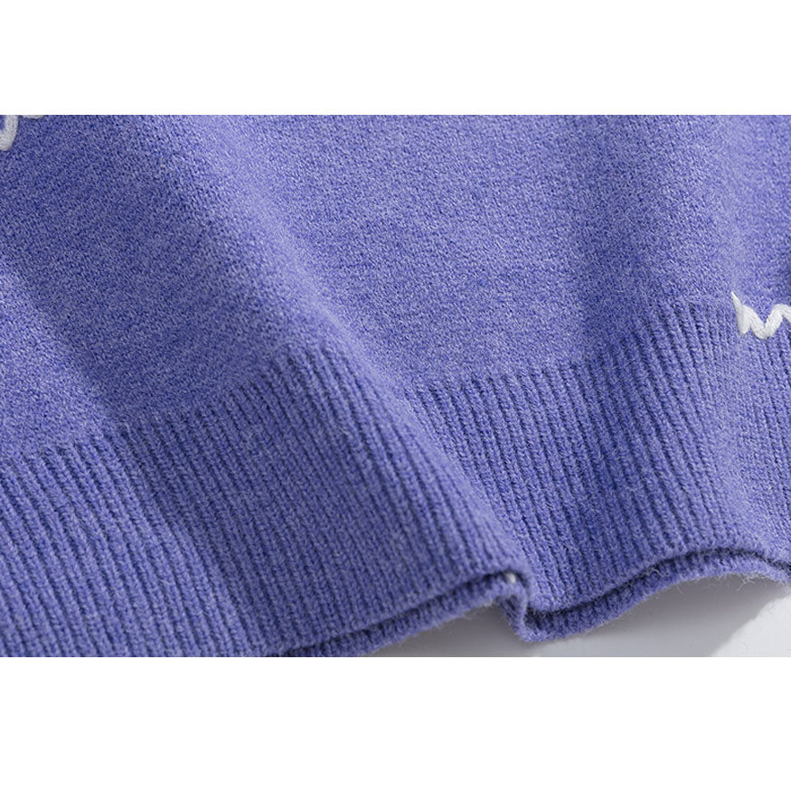 Style Core Aesthetics, New Style Trends Scarf Rabbit Pattern Sweater Style Core Aesthetics, New Style Trends Scarf Rabbit Pattern Sweater