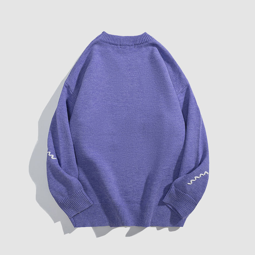 Style Core Aesthetics, New Style Trends Scarf Rabbit Pattern Sweater Style Core Aesthetics, New Style Trends Scarf Rabbit Pattern Sweater