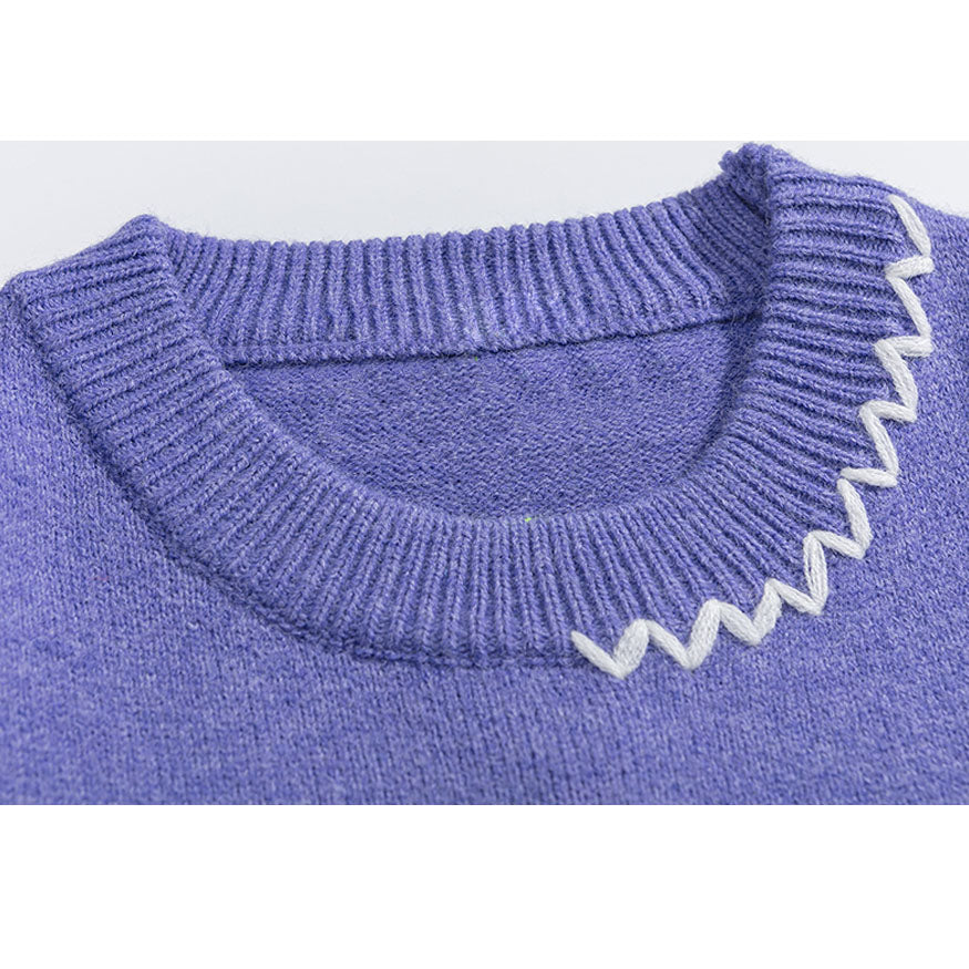 Style Core Aesthetics, New Style Trends Scarf Rabbit Pattern Sweater Style Core Aesthetics, New Style Trends Scarf Rabbit Pattern Sweater