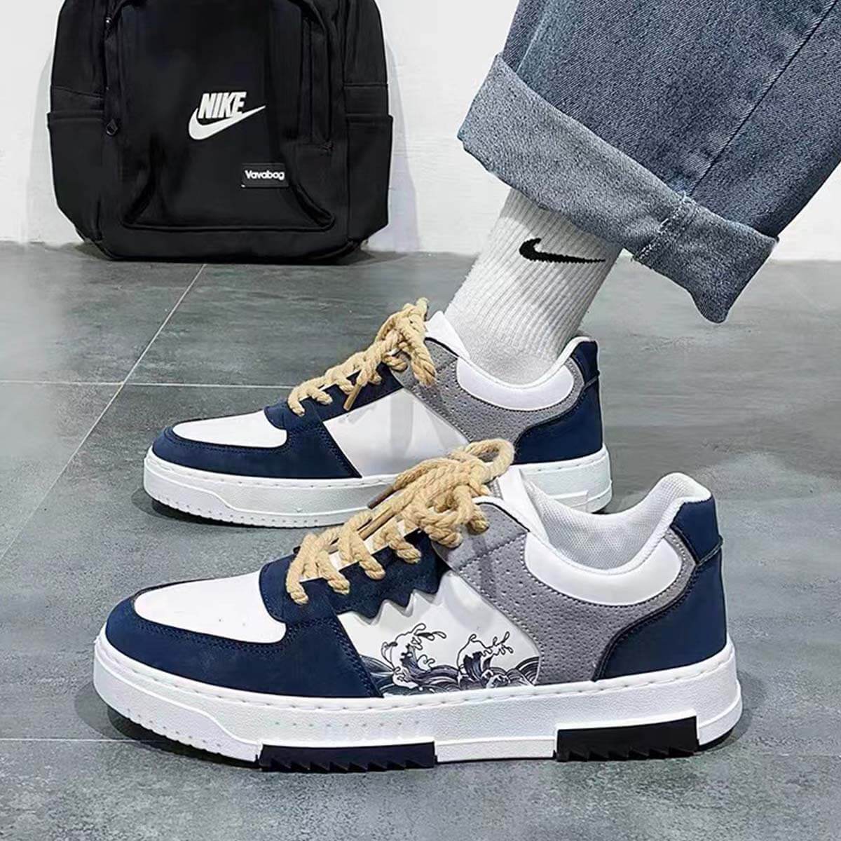 Style Core Aesthetics, New Style Trends Serene Waves Sneakers Style Core Aesthetics, New Style Trends Serene Waves Sneakers