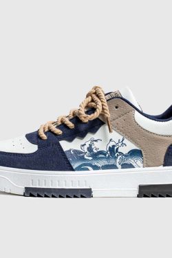 Style Core Aesthetics, New Style Trends Serene Waves Sneakers