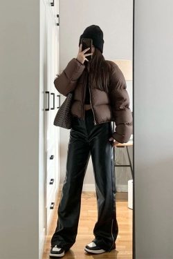 Style Core Aesthetics, New Style Trends Short Vintage Chic Down Coat