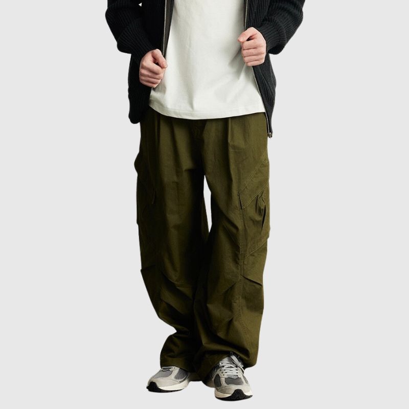 Style Core Aesthetics, New Style Trends Side Pocket Patch Pleated Cargo Pants Style Core Aesthetics, New Style Trends Side Pocket Patch Pleated Cargo Pants
