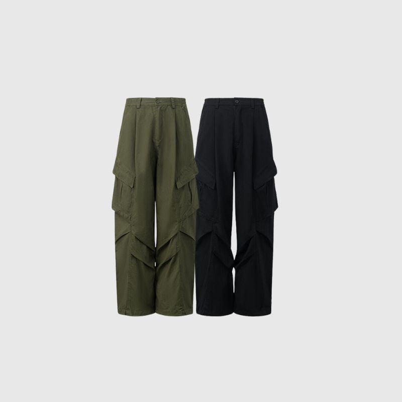 Style Core Aesthetics, New Style Trends Side Pocket Patch Pleated Cargo Pants Style Core Aesthetics, New Style Trends Side Pocket Patch Pleated Cargo Pants
