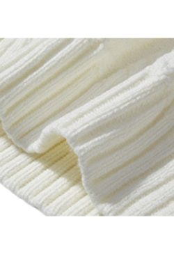 Style Core Aesthetics, New Style Trends Simple Solid Color Jacquard Pullover