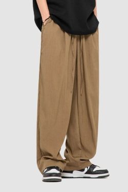 Style Core Aesthetics, New Style Trends Simple Straight Leg Yamamoto Pants