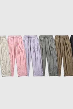 Style Core Aesthetics, New Style Trends Simple Straight Leg Yamamoto Pants