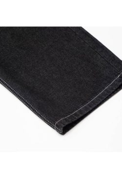 Style Core Aesthetics, New Style Trends Skeleton Embroidered Jeans