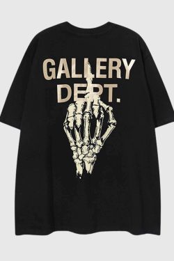 Style Core Aesthetics, New Style Trends Skeleton Graphic Print T-shirt