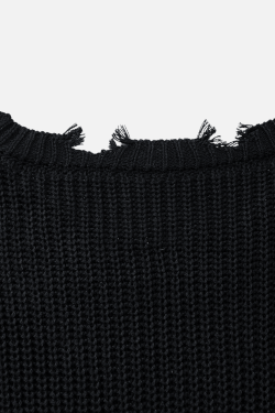 Style Core Aesthetics, New Style Trends Skull Sleeveless Knit Sweater