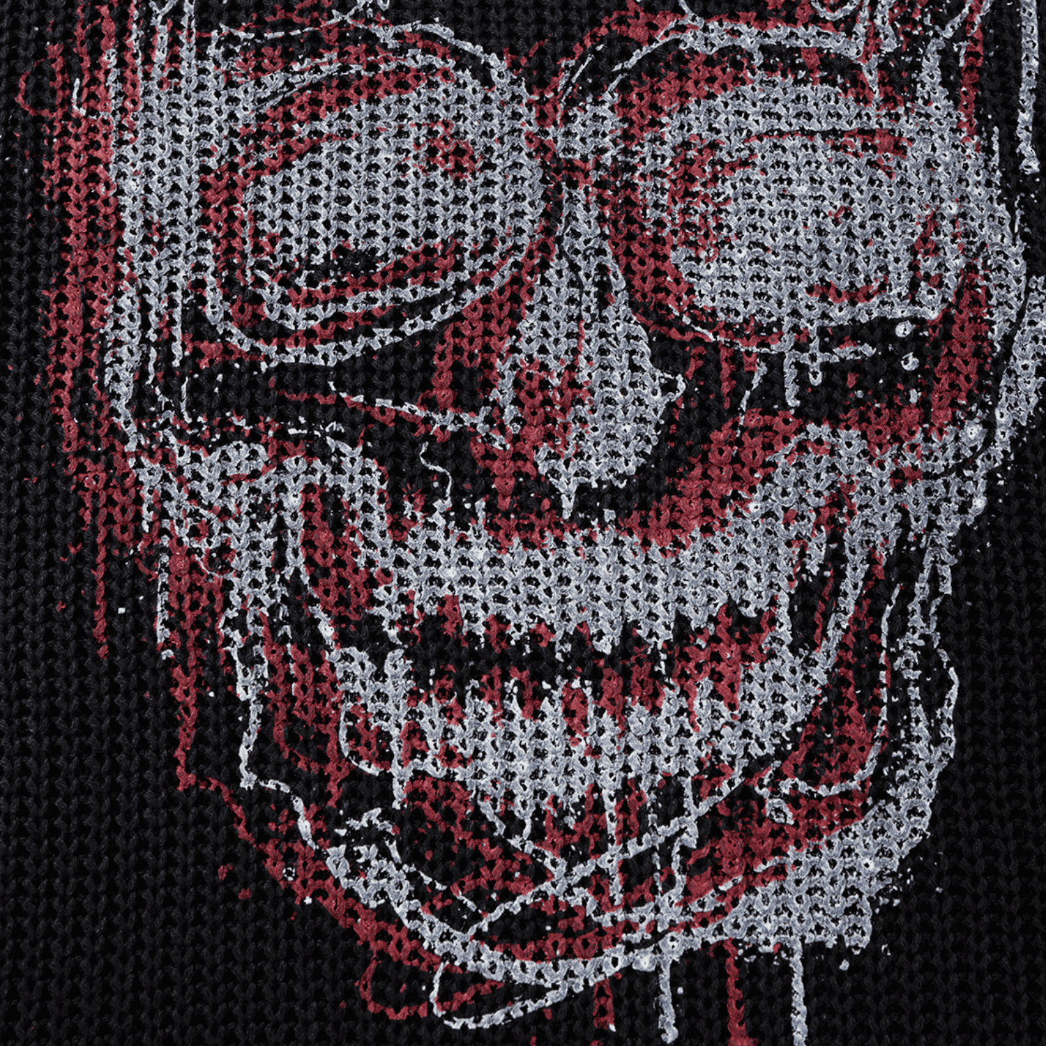 Style Core Aesthetics, New Style Trends Skull Sleeveless Knit Sweater Style Core Aesthetics, New Style Trends Skull Sleeveless Knit Sweater