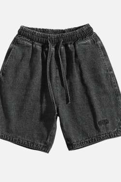 Style Core Aesthetics, New Style Trends Slit Design Washed Jorts