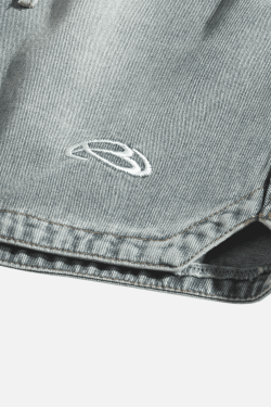 Style Core Aesthetics, New Style Trends Slit Design Washed Jorts