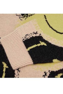 Style Core Aesthetics, New Style Trends Smile Face Printed Pullover