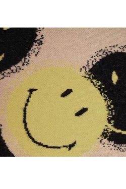 Style Core Aesthetics, New Style Trends Smile Face Printed Pullover