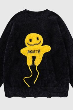 Style Core Aesthetics, New Style Trends Smiley Knit Sweater
