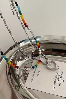 Style Core Aesthetics, New Style Trends Smiley&Heart Necklace