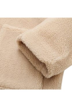 Style Core Aesthetics, New Style Trends Solid Color Berber Fleece Jacket