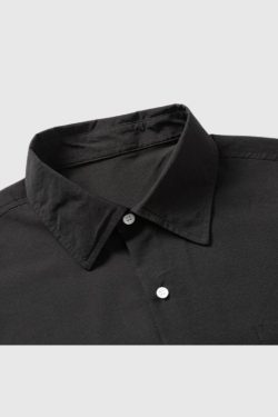 Style Core Aesthetics, New Style Trends Solid Color Drape Shirts