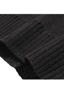 Style Core Aesthetics, New Style Trends Solid Color High Neck Knit Pullover