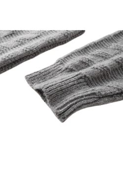 Style Core Aesthetics, New Style Trends Solid Color Jacquard Turtleneck Sweater