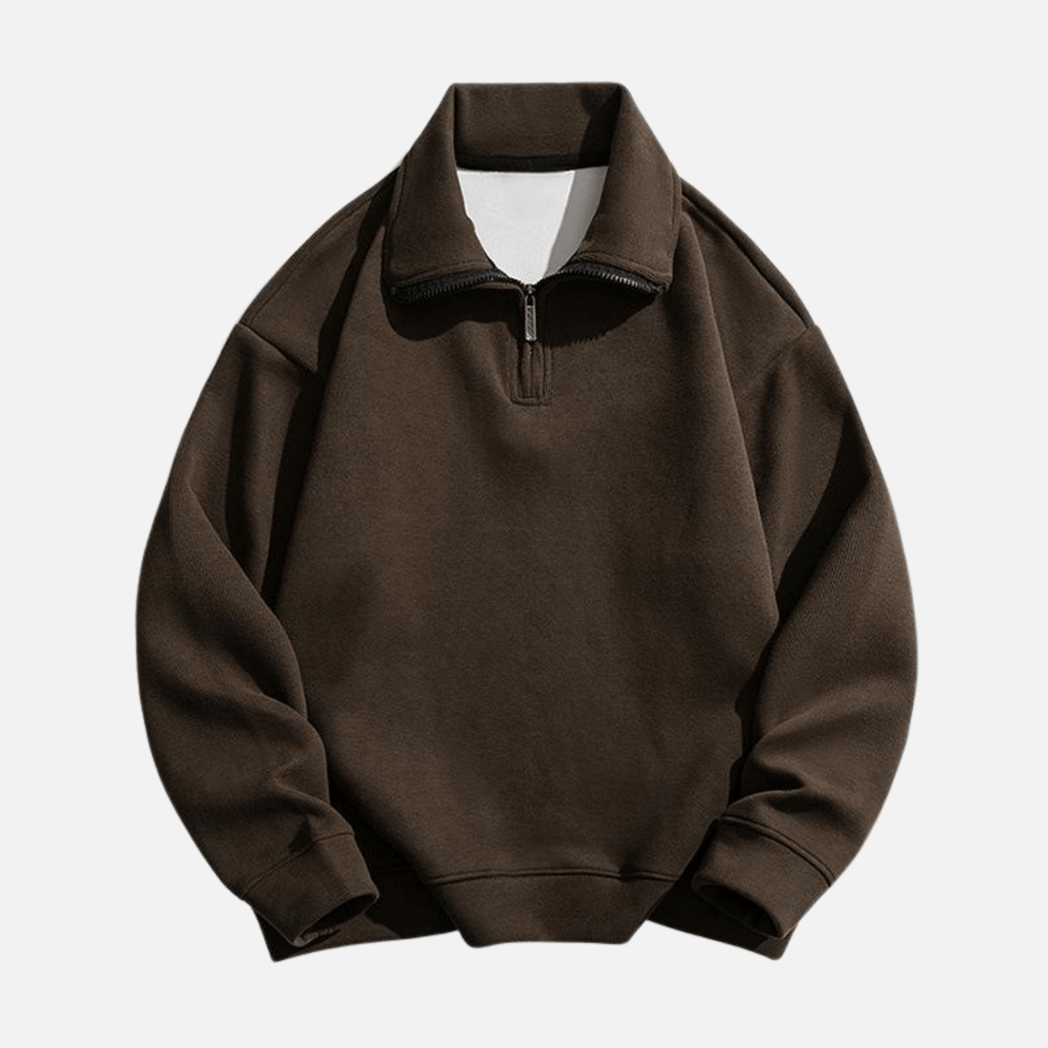 Style Core Aesthetics, New Style Trends Solid Half-Zip Stand Collar Sweatshirt Style Core Aesthetics, New Style Trends Solid Half-Zip Stand Collar Sweatshirt