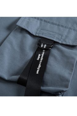 Style Core Aesthetics, New Style Trends Solid Multi-Pocket Shirts