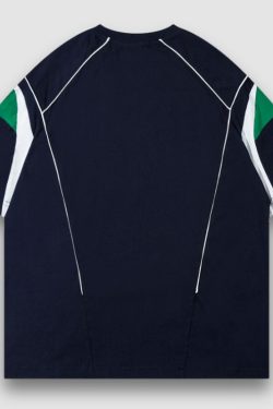 Style Core Aesthetics, New Style Trends Solid Patch Racing Tee