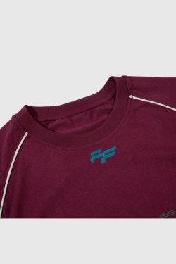 Style Core Aesthetics, New Style Trends Solid Patch Racing Tee