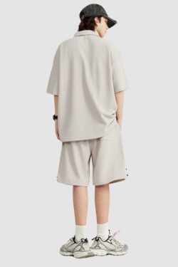 Style Core Aesthetics, New Style Trends Solid Polo Tee Set