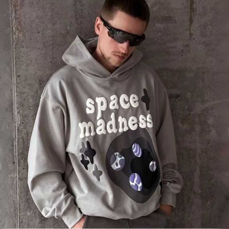Style Core Aesthetics, New Style Trends Space Odyssey Foamy Letter Hoodie Style Core Aesthetics, New Style Trends Space Odyssey Foamy Letter Hoodie