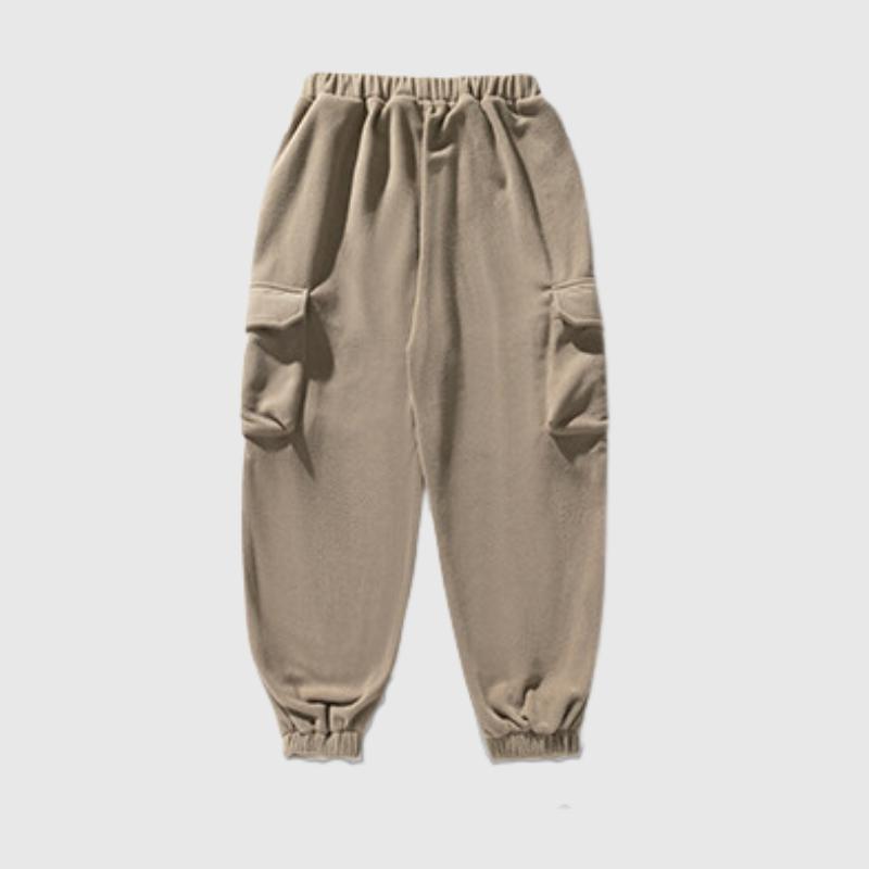 Style Core Aesthetics, New Style Trends Spacious Pocket Loose Fit Fleece Utility Pants Style Core Aesthetics, New Style Trends Spacious Pocket Loose Fit Fleece Utility Pants
