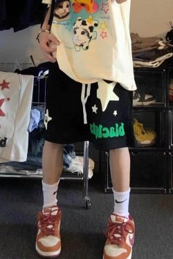 Style Core Aesthetics, New Style Trends Star Print Shorts