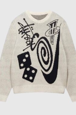 Style Core Aesthetics, New Style Trends Street Chic Artistic Knit Sweater