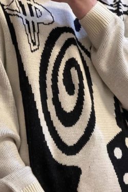 Style Core Aesthetics, New Style Trends Street Chic Artistic Sweater