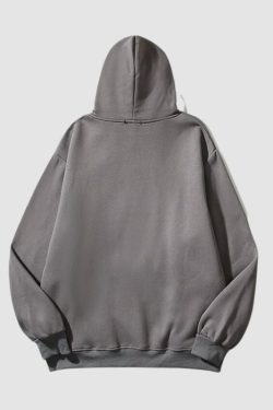 Style Core Aesthetics, New Style Trends Street Vintage Graffiti Print Hoodies