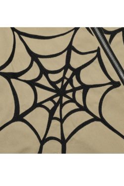 Style Core Aesthetics, New Style Trends Streetwear Spider Embroidered Jacket